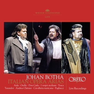 Various - Johan Botha - Italian Opera Arias in the group CD / New releases / Classical at Bengans Skivbutik AB (3552116)