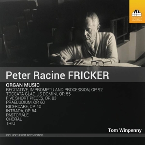 Fricker Peter Racine - Organ Music in the group OUR PICKS / Weekly Releases / Week 14 / CD Week 14 / CLASSICAL at Bengans Skivbutik AB (3552134)