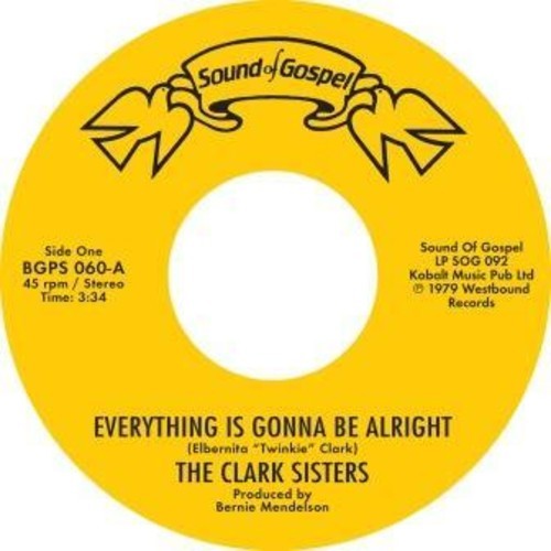 Clark Sisters - Everything Is Gonna Be Alright in the group VINYL / RNB, Disco & Soul at Bengans Skivbutik AB (3559605)