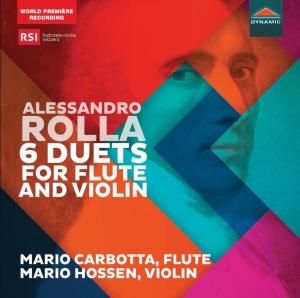 Rolla Alessandro - 6 Duets For Flute And Violin in the group Externt_Lager /  at Bengans Skivbutik AB (3597458)