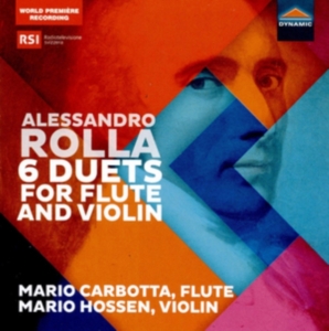 Rolla Alessandro - 6 Duets For Flute And Violin in the group Externt_Lager /  at Bengans Skivbutik AB (3597458)
