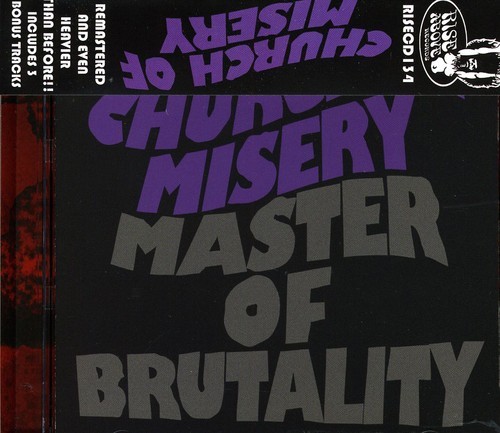 Church Of Misery - Master Of Brutality in the group CD / Hårdrock/ Heavy metal at Bengans Skivbutik AB (3599203)