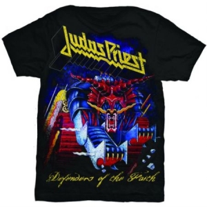 Judas priest - Judas Priest Men's Tee: Defender of the  in the group OTHER / BW-T-shirts at Bengans Skivbutik AB (3619705)