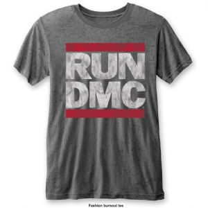 Run Dmc -  Run DMC Men's Fashion Tee: DMC Logo (Burn Out) (M) in the group OTHER / MK Test 6 at Bengans Skivbutik AB (3619735)