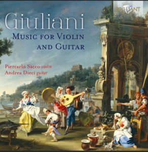 Giuliani Mauro - Music For Violin And Guitar in the group Externt_Lager /  at Bengans Skivbutik AB (3637459)