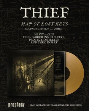 Thief - Map Of Lost Keys (Gold Vinyl) in the group VINYL / Hårdrock/ Heavy metal at Bengans Skivbutik AB (3637838)