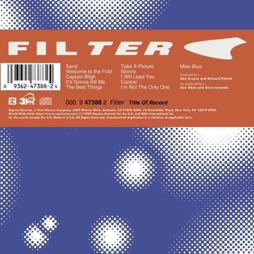 Filter - Title Of Record in the group VINYL / Rock at Bengans Skivbutik AB (3643049)