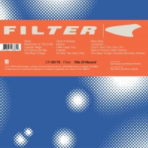 Filter - Title Of Record in the group CD / New releases / Rock at Bengans Skivbutik AB (3643050)