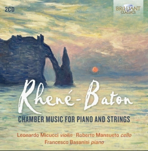 Rhené-Baton - Chamber Music For Piano And Strings in the group Externt_Lager /  at Bengans Skivbutik AB (3645513)