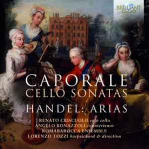 Caporale Andrea Handel G F - Cello Sonatas & Arias in the group Externt_Lager / at Bengans Skivbutik AB (3645556)