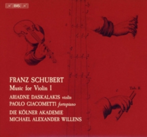 Schubert Franz - Music For Violin, Vol. 1 in the group Externt_Lager /  at Bengans Skivbutik AB (3650807)