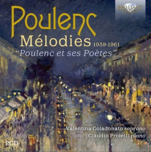 Poulenc Francis - Melodies 1939-1961 in the group Externt_Lager /  at Bengans Skivbutik AB (3650852)