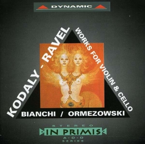 Kodaly / Ravel - Works For Violin And Cello in the group Externt_Lager /  at Bengans Skivbutik AB (3659729)