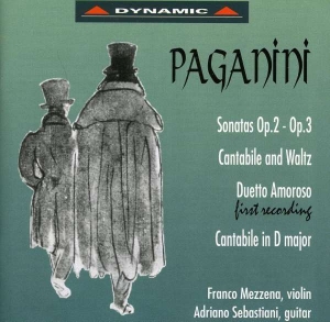 Paganini - Sonatas For Violin And Guitar in the group Externt_Lager /  at Bengans Skivbutik AB (3661522)