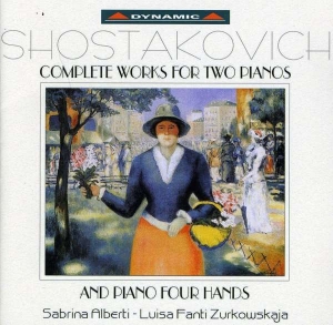 Shostakovich - Complete Works For Two Pianos in the group Externt_Lager /  at Bengans Skivbutik AB (3661548)