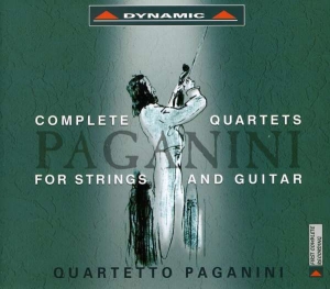 Paganini - The 15 Quartets For Strings And Gui in the group CD / Klassiskt at Bengans Skivbutik AB (3662928)