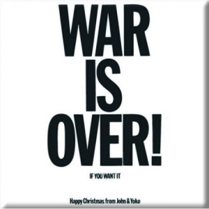 John Lennon - War is Over Magnet in the group MERCHANDISE / Magnet / Pop-Rock at Bengans Skivbutik AB (3668015)