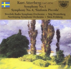Atterberg Kurt - Symphonies 1 & 4 Sinfonia Piccol in the group Externt_Lager /  at Bengans Skivbutik AB (3674755)