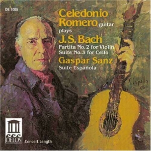 Bach J S Sanz Gaspar - Violin Partita 2 Cello Suite 3 Su in the group Externt_Lager /  at Bengans Skivbutik AB (3677253)