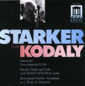 Kodaly Zoltan - Starker Plays Kodaly in the group Externt_Lager /  at Bengans Skivbutik AB (3677263)