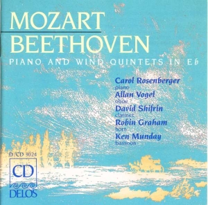 Mozart Wolfgang Amadeus Beethoven - Quintets For Piano And Winds in the group Externt_Lager / at Bengans Skivbutik AB (3677358)