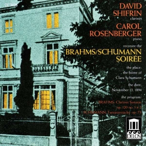Brahms Johannes Schumann Robert - Sonatas For Clarinet And Piano in the group Externt_Lager /  at Bengans Skivbutik AB (3677359)