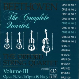 Beethoven Ludwig Van - String Quartets Vol Iii in the group Externt_Lager /  at Bengans Skivbutik AB (3677367)