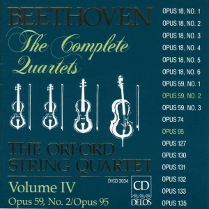 Beethoven Ludwig Van - String Quartets Vol Iv in the group Externt_Lager /  at Bengans Skivbutik AB (3677368)