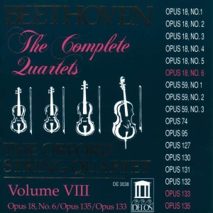 Beethoven Ludwig Van - String Quartets Vol Viii in the group Externt_Lager /  at Bengans Skivbutik AB (3677372)