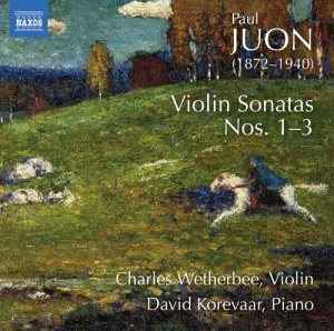 Juon Paul - Violin Sonatas Nos. 1-3 in the group Externt_Lager /  at Bengans Skivbutik AB (3704009)