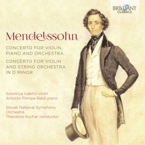 Mendelssohn Felix - Concerto For Violin And String Orch in the group Externt_Lager /  at Bengans Skivbutik AB (3704321)