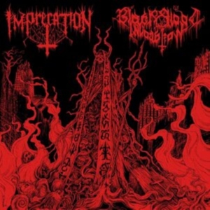 Imprecation / Black Blood Invocatio - Diabolical Flames Of The Ascended P in the group VINYL / Hårdrock at Bengans Skivbutik AB (3717805)