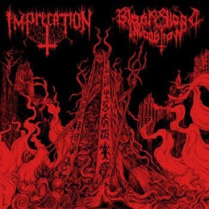 Imprecation / Black Blood Invocatio - Diabolical Flames Of The Ascended P in the group Hårdrock/ Heavy metal at Bengans Skivbutik AB (3717807)