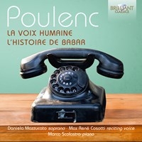 Poulenc Francis - La Voix Humaine Lhistoire De Babar in the group Externt_Lager /  at Bengans Skivbutik AB (3720501)