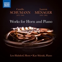 Schumann Camillo  Menager Lauren - Works For Horn & Piano in the group Externt_Lager /  at Bengans Skivbutik AB (3720515)