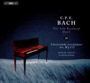 Bach Carl Philipp Emanuel - Solo Keyboard Music, Vol. 39 in the group Externt_Lager /  at Bengans Skivbutik AB (3728704)