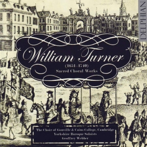 Various - William Turner: Choral Music in the group CD / Klassiskt at Bengans Skivbutik AB (3732507)
