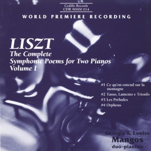 Liszt Franz - Symphonic Poems For Two Pianos in the group Externt_Lager /  at Bengans Skivbutik AB (3734593)