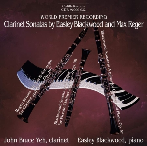 Blackwood/Reger - Clarinet Sonatas in the group CD / Klassiskt at Bengans Skivbutik AB (3734605)