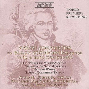 Various - Violin Concertos By Black Composers in the group Externt_Lager / at Bengans Skivbutik AB (3734618)