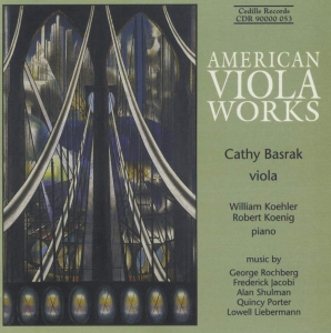 Various - American Viola Works in the group Externt_Lager /  at Bengans Skivbutik AB (3734636)