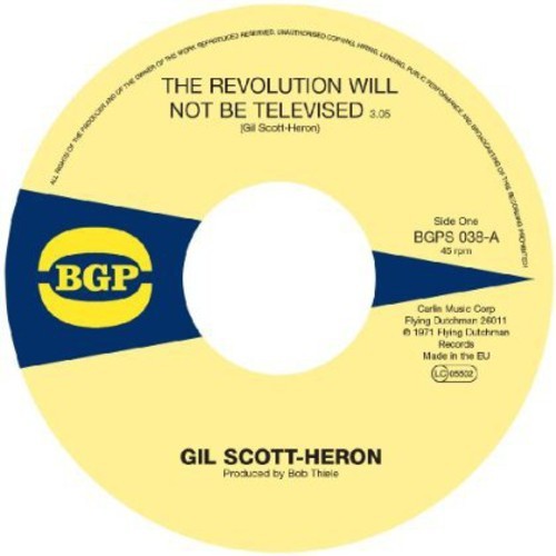 Gil Scott-Heron - Revolution Will Not Be Televised / in the group VINYL / Bestsellers at Bengans Skivbutik AB (3742076)
