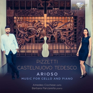 Castelnuovo-Tedesco Mario Pizzett - Arioso - Music For Cello & Piano in the group Externt_Lager /  at Bengans Skivbutik AB (3743233)