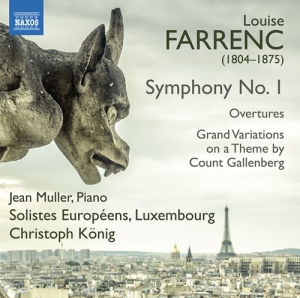 Farrenc Louise - Symphony No. 1 Overtures Nos. 1-2 in the group Externt_Lager /  at Bengans Skivbutik AB (3743498)