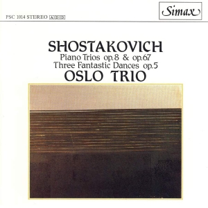 Oslo Trio - Shostakovich:Klav Trio 1/2/Fan in the group Externt_Lager /  at Bengans Skivbutik AB (3744560)