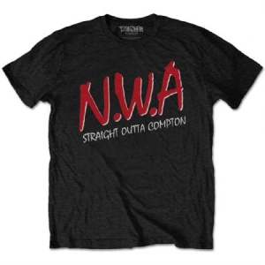 N.W.A - N.W.A Unisex Tee: Straight Outta Compton in the group MERCH / T-Shirt / Summer T-shirt 23 at Bengans Skivbutik AB (3751169r)