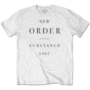 New Order - New Order Unisex Tee: Substance in the group MERCH / T-Shirt / Summer T-shirt 23 at Bengans Skivbutik AB (3751211r)