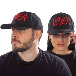 Slayer - Logo Bl Baseball C in the group MERCHANDISE / Cap / Heavy Metal at Bengans Skivbutik AB (3754526)