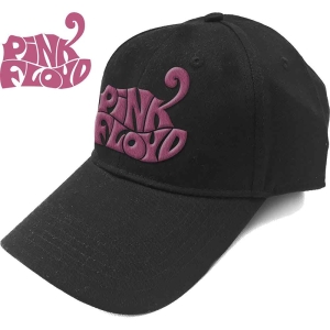 Pink Floyd - Retro Swirl Logo Bl Baseball C in the group MERCHANDISE / Cap / Pop-Rock at Bengans Skivbutik AB (3754532)