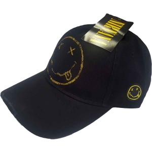 Nirvana - Smiley Baseball C in the group MERCHANDISE / Cap / Heavy Metal at Bengans Skivbutik AB (3755176)